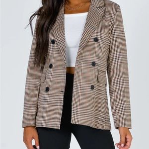 Princess Polly Plaid Blazer